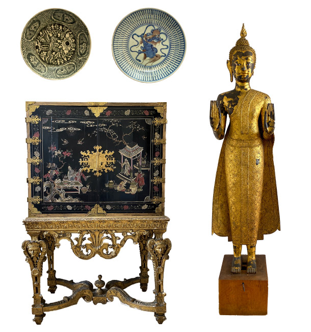 Ankauf asiatische Objekte aus Keramik, Holz, Sandstein, Silber, Jade und Marmor in Neuwied